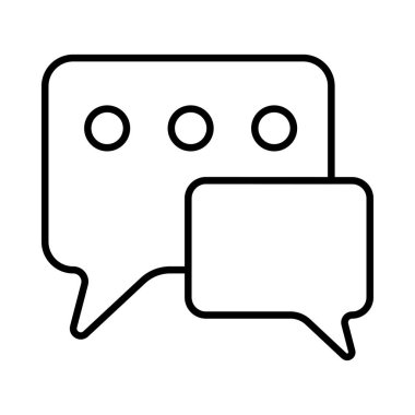 Beyaz arka plan üzerinde izole ince çizgi iletileri