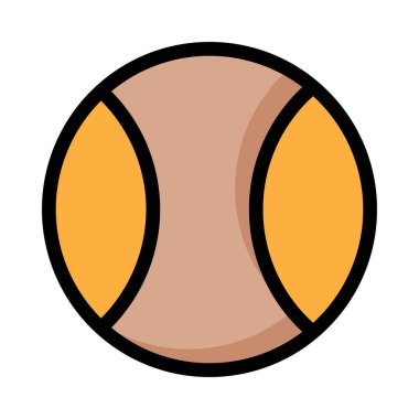 Beyaz arka plan üzerinde izole turuncu ve bej topu