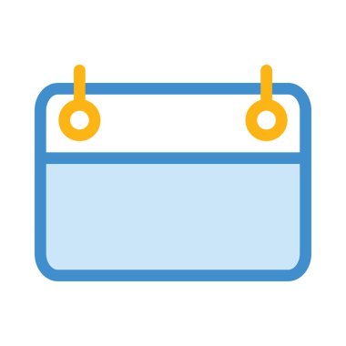 Beyaz arka plan üzerinde izole sarı ve mavi tabela