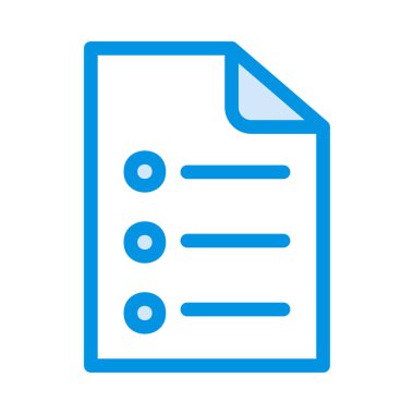 beyaz ve mavi renkleri beyaz arka plan üzerinde izole listesinde