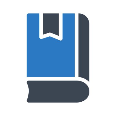 Beyaz arka plan üzerinde izole mavi ve gri kitap