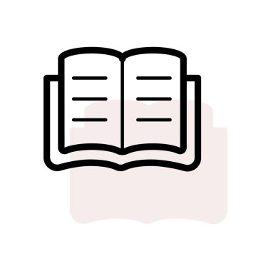 Kitap beyaz zemin üzerine bej gölge ile açıldı