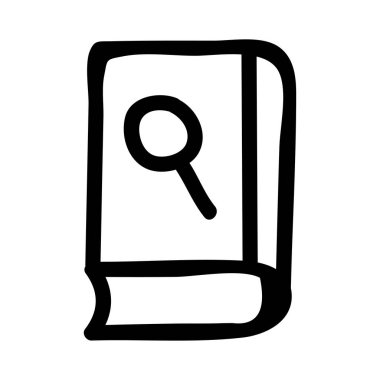 İzole üzerinde beyaz arka plan siyah anahat el çekilmiş