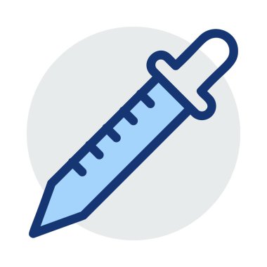 Beyaz arka plan üzerinde izole mavi ve gri renklerde damlalıklı