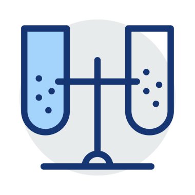 Sıvı stand beyaz arka plan üzerinde izole mavi ve gri renklerde şişeler