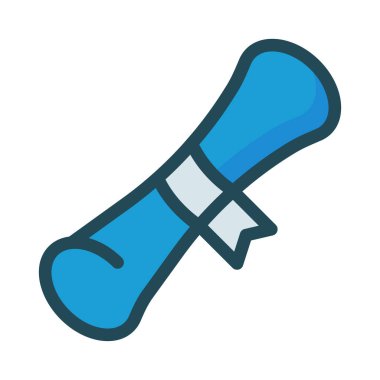 Mavi ve gri kağıt kaydırma izole üzerinde beyaz arka plan