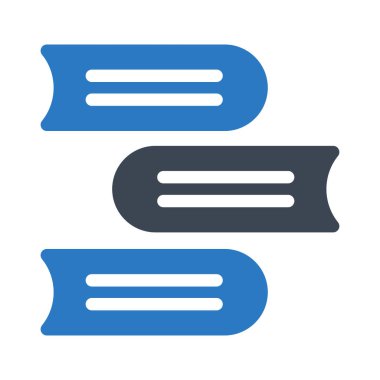 Sohbet simgesi vektör illüstrasyonu 