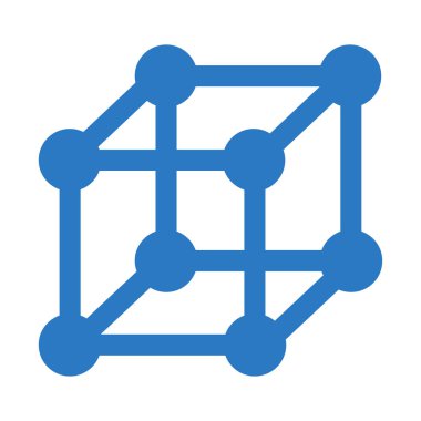 Beyaz arka plan üzerinde izole mavi küp