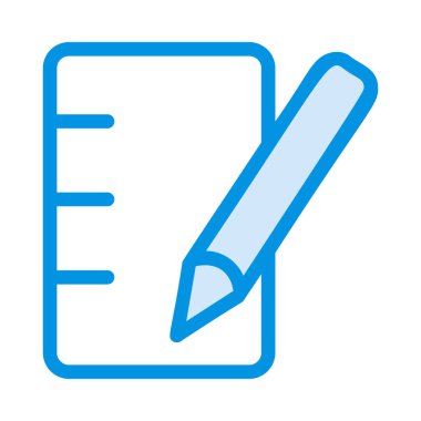 Beyaz arka plan üzerinde izole kalem mavi ile beyaz cetvel