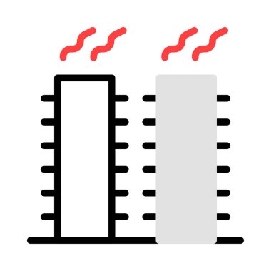 enerji kavramı satırı simgesi, vektör çizim