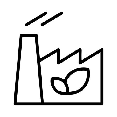 Beyaz arka plan üzerinde izole siyah anahat Eko bitki