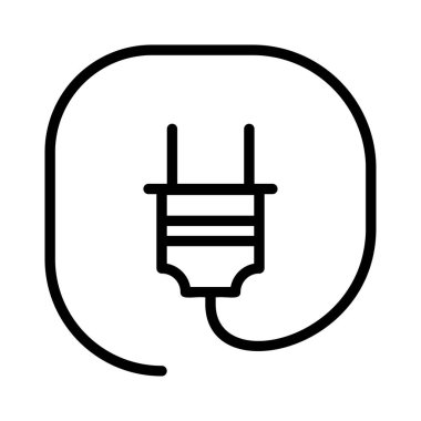 enerji ikonu vektör illüstrasyonu