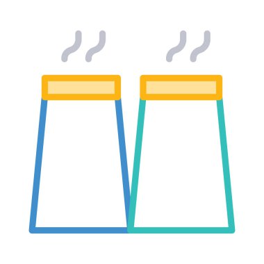 Basit bacalar beyaz arka plan üzerinde izole