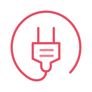 bej gölge beyaz zemin üzerine izole daire çizgili kırmızı tak