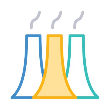 Beyaz arka plan üzerinde izole basit sigara bacaları