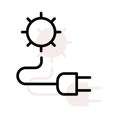 Güneş bağlanma bej gölge beyaz zemin üzerine izole takın