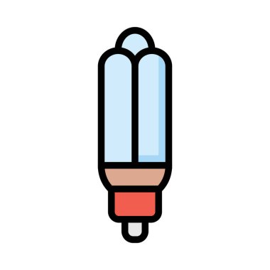 Beyaz arka plan üzerinde izole Triplelight ampul