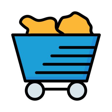 Beyaz arka plan üzerinde izole kum ile mavi taşıma