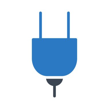 Beyaz arka plan üzerinde izole mavi ve gri renklerde takın 