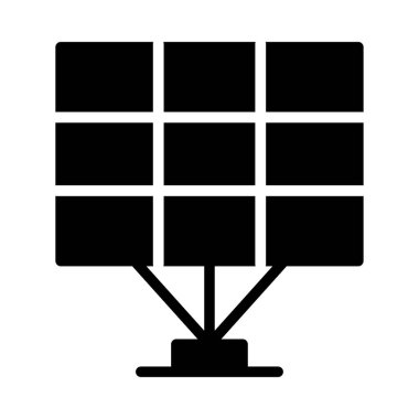  enerji basit vektör simgesi 