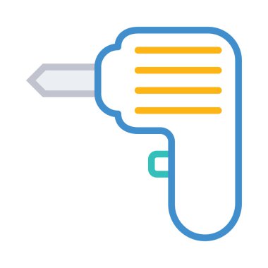 Beyaz arka plan üzerinde izole renkli ince çizgi benzin bașlık