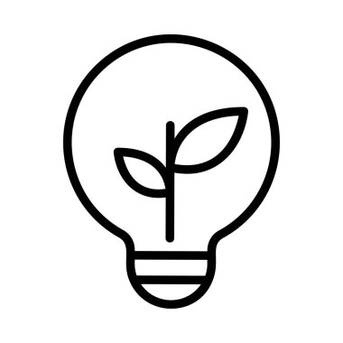 enerji ikonu vektör illüstrasyonu