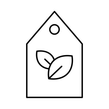 İnce çizgi etiketi ile izole üzerinde beyaz arka plan bırakır