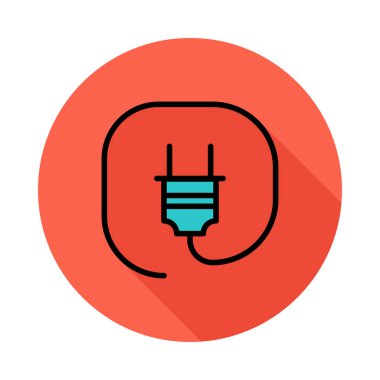 Beyaz arka plan üzerinde daire tel ile takın