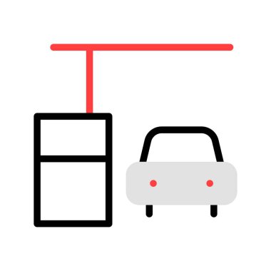 enerji kavramı satırı simgesi, vektör çizim