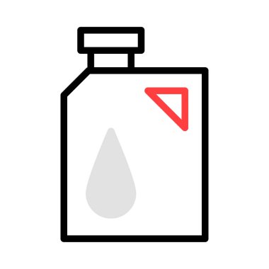 enerji kavramı satırı simgesi, vektör çizim