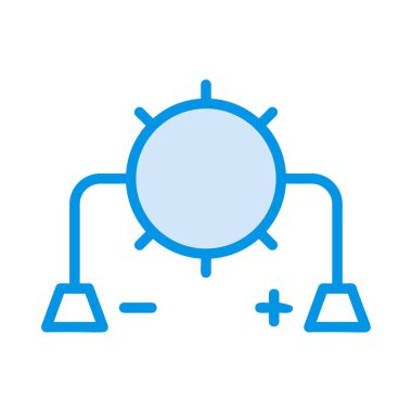 Beyaz arka plan üzerinde izole güneş enerjisi  