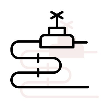 Bej gölge beyaz zemin üzerine izole enerji hattı