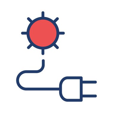 kırmızı güneş izole üzerinde beyaz arka plan takmak için bağlanma