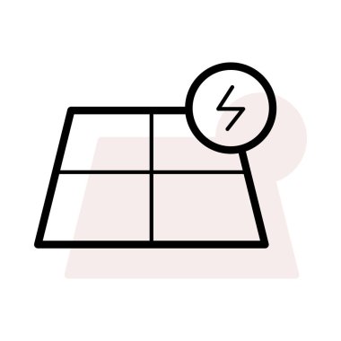 Bej gölge beyaz zemin üzerine izole flash ile güneş bölmesi