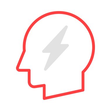 enerji kavramı satırı simgesi, vektör çizim