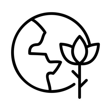 enerji ikonu vektör illüstrasyonu