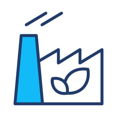 Beyaz arka plan üzerinde izole mavi Eko bitki