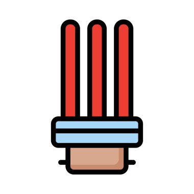 Beyaz arka plan üzerinde izole kırmızı lamba Üçlü