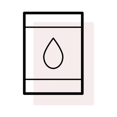 Sarnıç bej gölge beyaz zemin üzerine izole damla ile