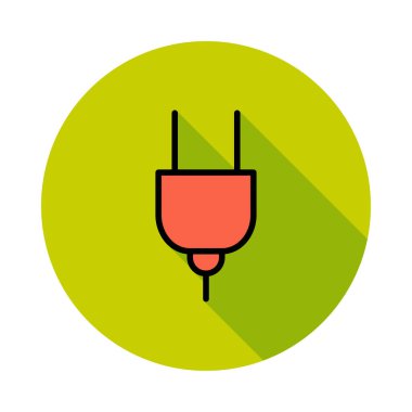 Kırmızı daire beyaz arka plan üzerinde taktığınızda