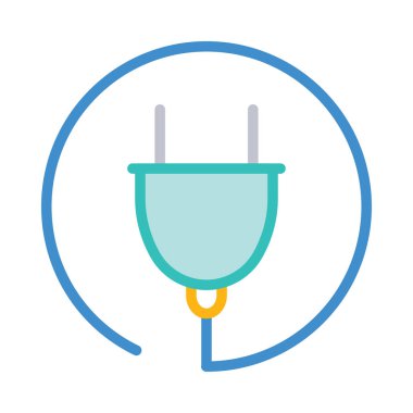 Çizgi stili tak beyaz arka plan üzerinde izole daire