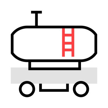 enerji kavramı satırı simgesi, vektör çizim