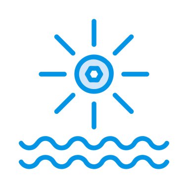  enerji basit vektör simgesi 