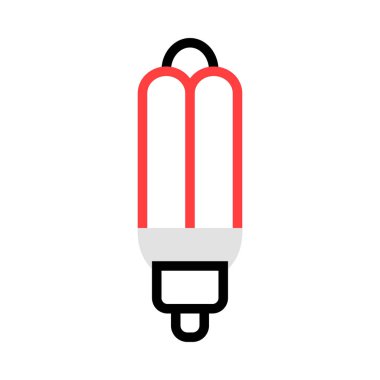 enerji kavramı satırı simgesi, vektör çizim