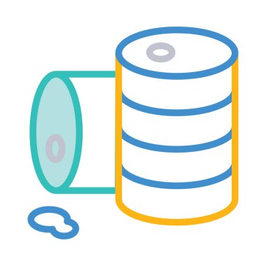 Beyaz arka plan üzerinde izole basit kutu