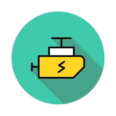 Beyaz arka planda daireye Converter'da var