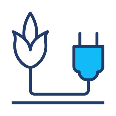 enerji ikonu vektör illüstrasyonu 