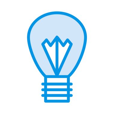 ampul satırı simgesi, vektör çizim