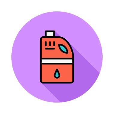 Daire beyaz zemin üzerine kırmızı olabilir