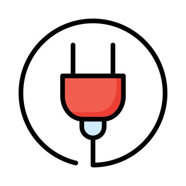 Beyaz arka plan üzerinde izole daire çizgili kırmızı tak